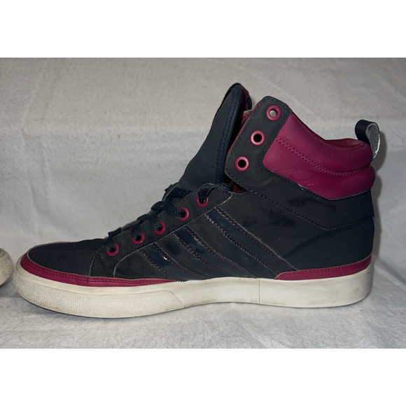 Adidas Black/Pink/White Basketball High Top Mens Sneakers Size 9.5 675001 main image 6